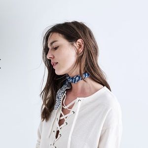Madewell Libra Lace-up Tee
